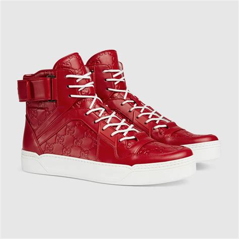 high top sneakers gucci|high top gucci sneakers men.